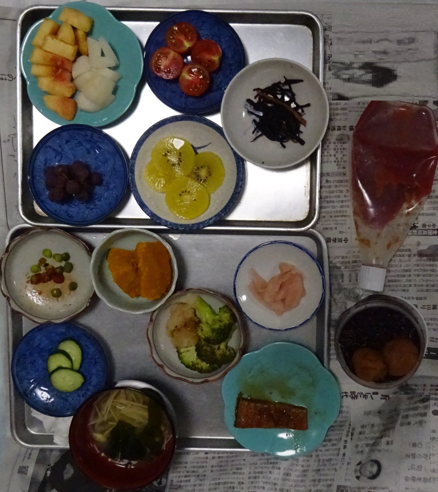 鰻の蒲焼・390(カレーうどん・父親の食事)